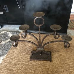 Big Heavy metal candle holder