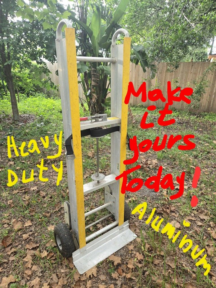 Aluminum Hand Truck/Appliance Dolly - 800lb Capacity