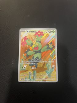 Maractus 093/086 Pokemon TCG Scarlet & Violet: Black Bolt Illustration Rare
