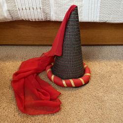 Red w/ Gold Princess Cone Hat