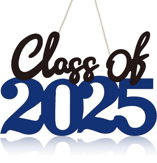 Class Of 2025 Wooden Hanging Decoration