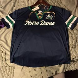 Women's Fanatics Notre Dame Fighting Irish Iconic Athena Lace-Up Jersey