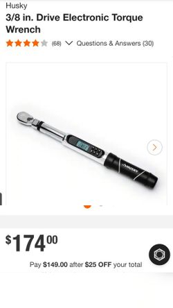 Husky 3/8 Digital Torque Wrench