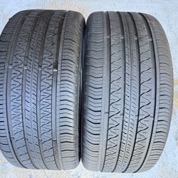 TWO TIRES 255/40/19 Continental Procontact RX With 75-80% Left Amazing Pair • Mint 