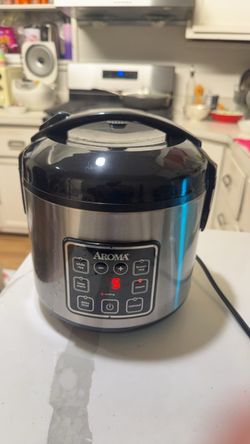 Aroma 8-Cup Digital Rice Cooker & Steamer (ARC-5104SB)