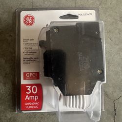 GE 30 Amp Double Pole 120/240 VAC Circuit Breaker THQL2130GFTP