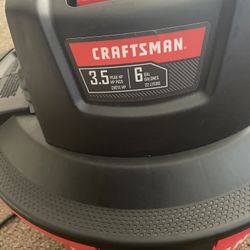 Craftsman 6 gal Corded Wet/Dry Vacuum 7.5 amps 120 V 3.5 HP