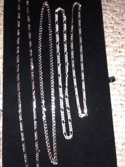 Silver plated necklaces all styles