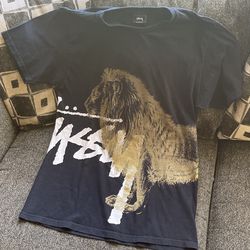 Stussy Lion Tee Sz L