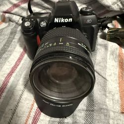 *Nikon N80 Film Camera With 24-200mm Lens*