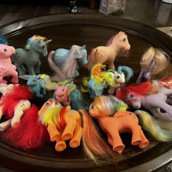 Classic My little Pony Set From The 1980s