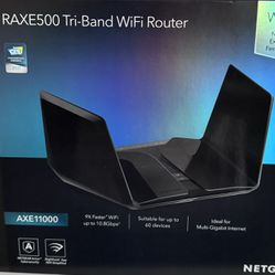 Netgear Nighthawk RAXE500 Tri-Band WiFi Router