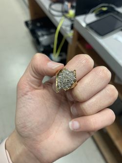 14k yellow gold ladies ring