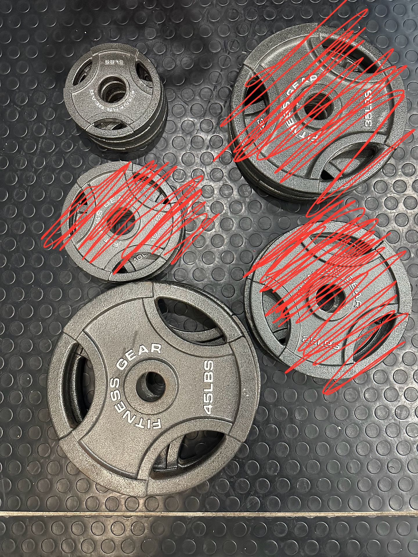 Fitness Gear Metal Weights Olympic