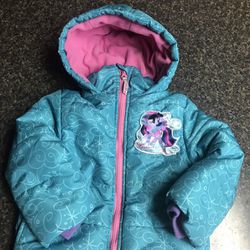 Free 3t Girls Winter Jacket /coat my Little Pony