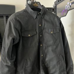 Cortech Motorcycle Riding Shirt Jacket  VOODOO BLACK XLG 