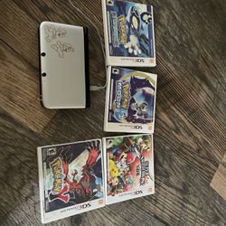 Nintendo 3DS XL + Games (See Description) 