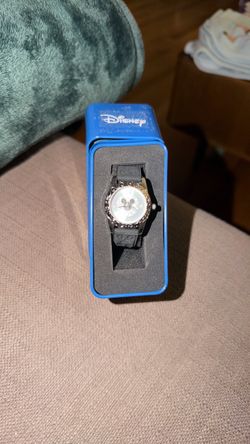 Disney Mickey Mouse Watch with Tin Case- Brand New
