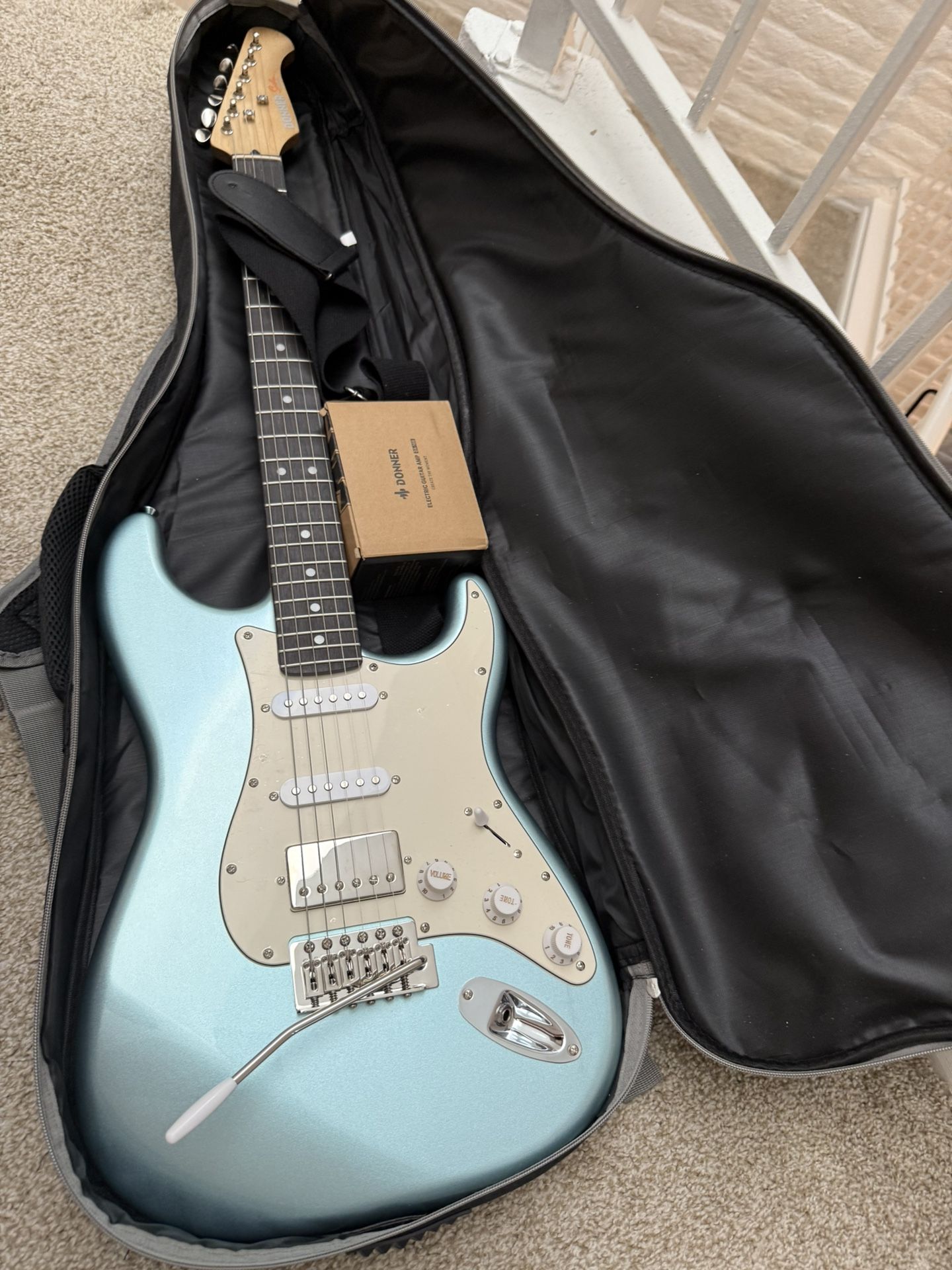 NEW Donner Electric Guitar with Amp!!!