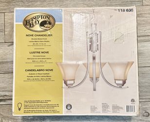 ⭐️New Hampton Bay Move Chandelier Pendant Light Fixture. P/U By ASHLAN & TEMPERANCE IN CLOVIS