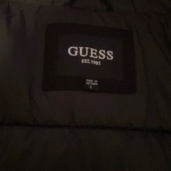large men’s Guess jacket