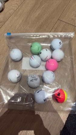 Mixed Used Golf Balls Lot of 13
