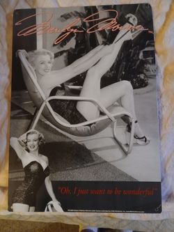 Marilyn Monroe Decorative Metal Tin Sign