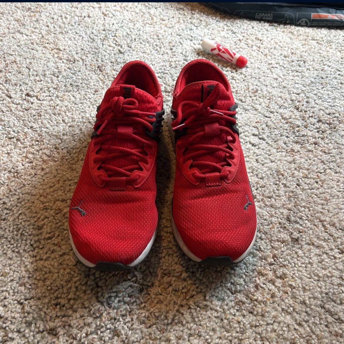 Men Red Puma Shoes