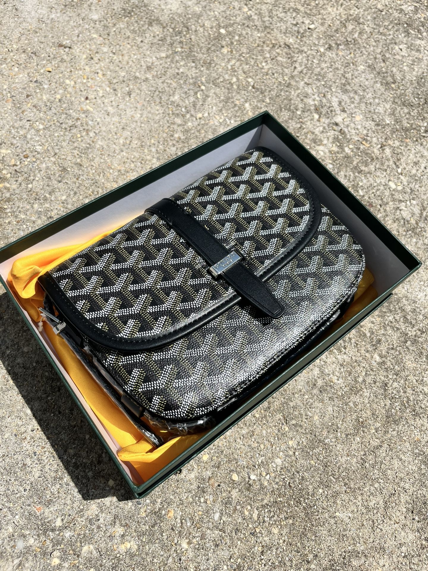 Goyard Belvedere PM Black Crossbody Bag