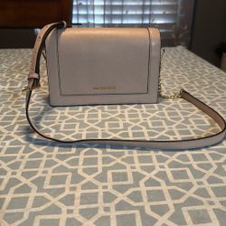 MICHAEL KORS LIGHT PINK LEATHER LARGE CHAIN CROSSBODY Bag 