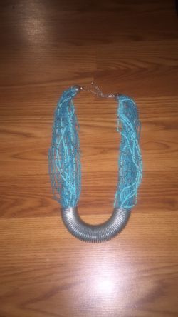 Tribal statement multi strand necklace