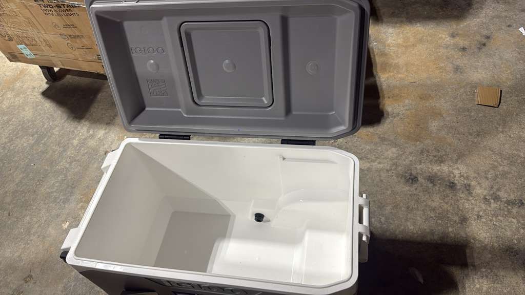 Igloo MaxCold Latitude 90-quart roller cooler. $80