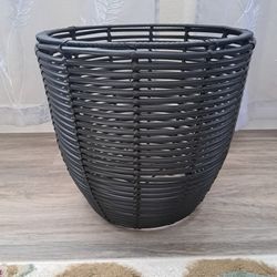 Rattan Woven Basket For Potted Plant or Use as Trashcan