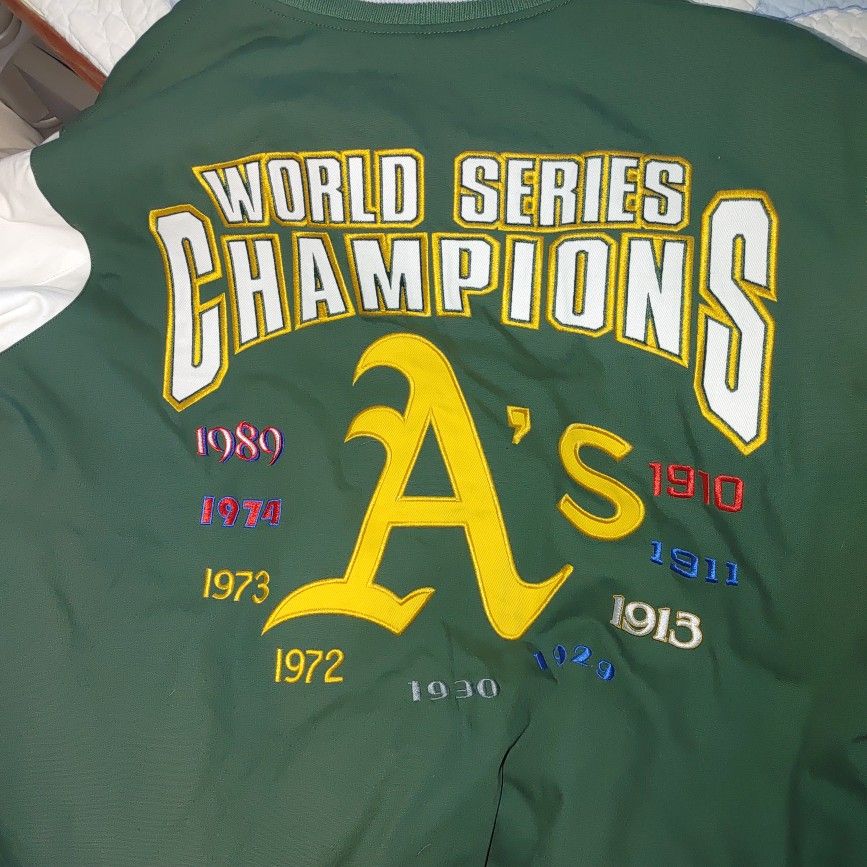 Oakland A's Letterman's Style Jacket