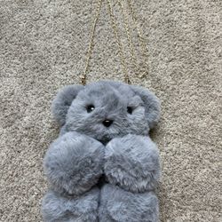 Lola + The Boys Puffy Bear Purse