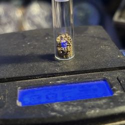 A little over a gram and a half of gold pure nuggets