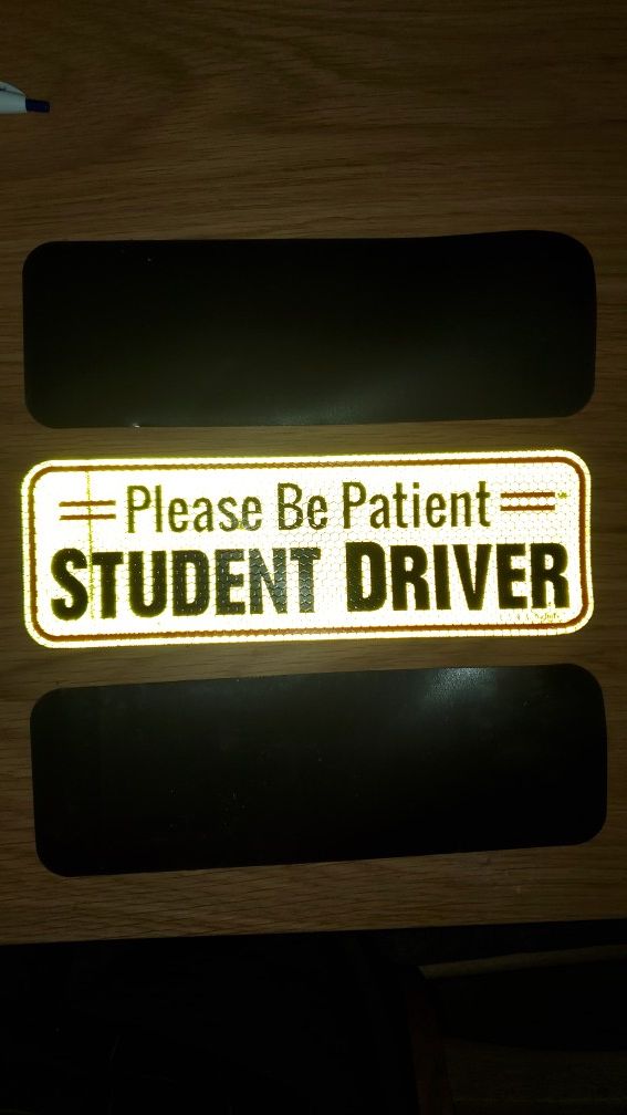 Vehicle Magnetic Student Driver Signs