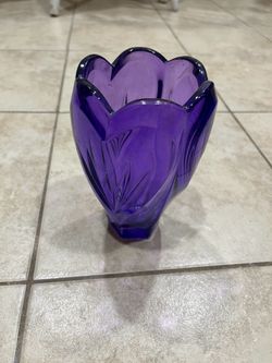 Deep purple vase