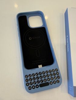 Keyboard Case for iPhone 16 Pro (Surf Blue) - Brand New