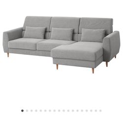 IKEA Slatorp Sofa Sectional With Chaise 