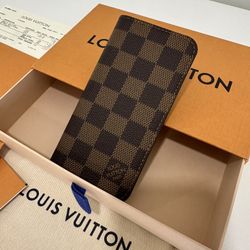Louis Vuitton iPhone 7 Damier Ebene Folio Case