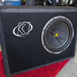 Kicker comp 10 inch subwoofer with box