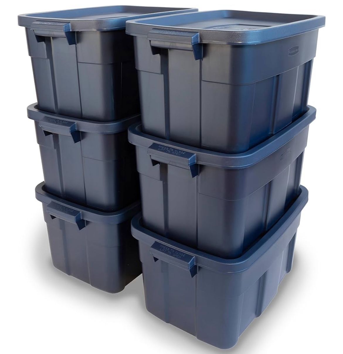 3 Rubbermaid Roughneck Tote 14 Gal,