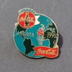 Vtg 1996 Atlanta Olympic Coca-Cola Lapel Pin