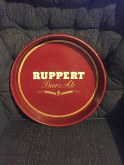 Ruppert beer metal beer tray