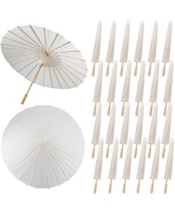 Umbrella White Paper Parasols