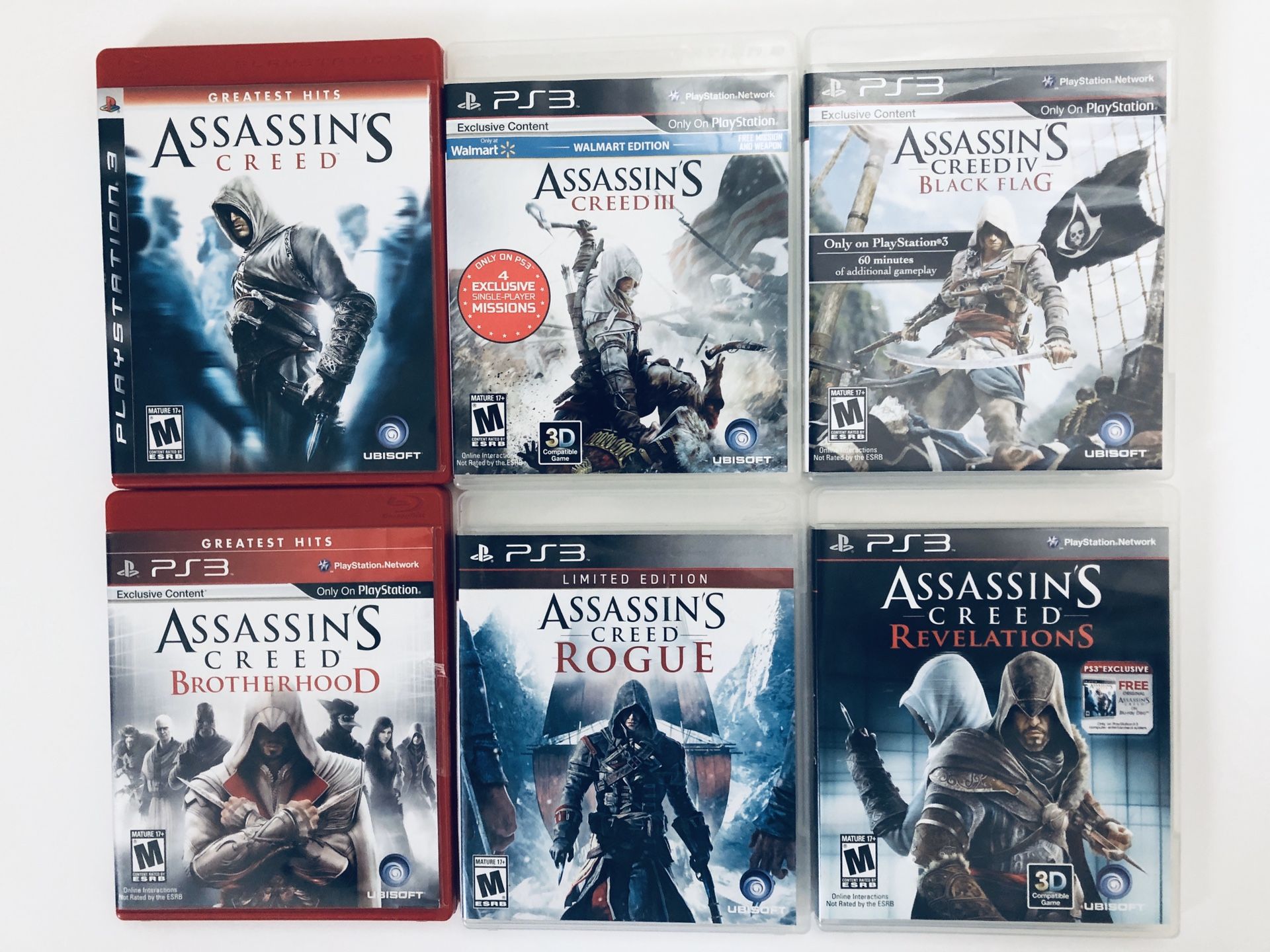 PS3 Video Games Assassin’s Creed Collection