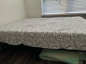 Bed frame and mattress
