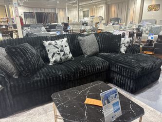 Midnight Madness Sectional Available In Black Or Brown By Ashley 