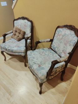 Two Accent Chairs very comfy and sturdy